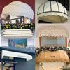French Curved Trapezoidal Sunshade Awning for Doors and Windows
