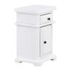 1:12 Scale Miniature Bedside Cabinet Birch Wood   Furniture Nightstand with Drawer for Bedroom