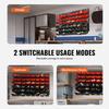 Wall Mounted Storage Bins, 48-Bin Parts Rack Organizer Garage Plastic Shop Tool with Wall Panels, Tool Organizer for Nuts, Bolts, Screws, Nails,