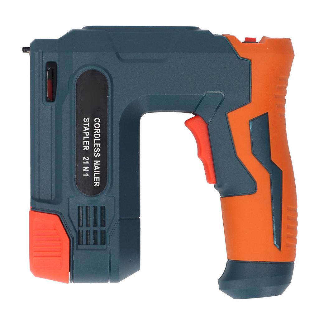 Electric Staple Gun 2 in 1 Cordless Stapler Brad Nailer with 2000 Nails 3.7V USB Charger Battery for Upholstering Wood