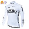 ARKEA Fleece Cycling Jersey Men Women Winter Thermal Long Sleeve Road Mountain Bike Riding Top