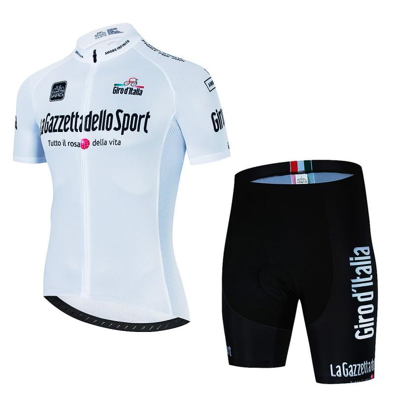 Mens Cycling Jersey Bib Shorts Set Breathable Quick-Dry Performance Wear Road Bike Riding