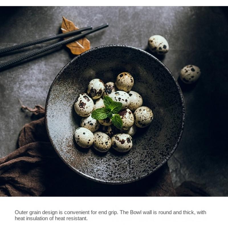 Japanese Ceramic Ramen Bowl – Creative Soup Bowl for Home or Restaurant Use