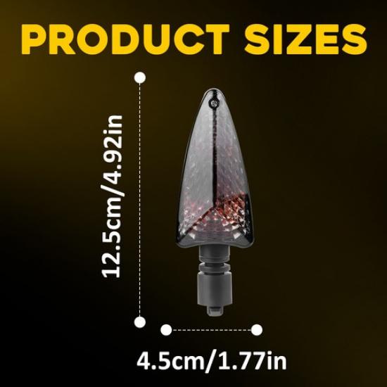 Pair Motorcycle LED Turn For Light Signal BMW F800GS Smoked S1000RR F800S Lens