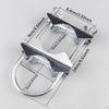 Antenna Mast Clamp U Bolt Pipe Mount V Jaw Block Bracket Home Umbrella Assembly Electronics To