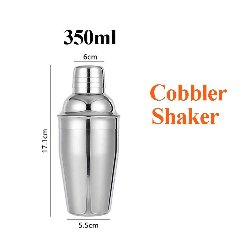 

Steel Stainless Cocktail Shaker Set Mixer Bartender Kit Cobbler Boston Shaker Bars Set Tools Jigger Mixer Muddler Pourer Spoon