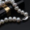 Genuine Natural Freshwater Pearl Necklace Women,Real Wedding White Pearl Necklaces Anniversary Gift In Box
