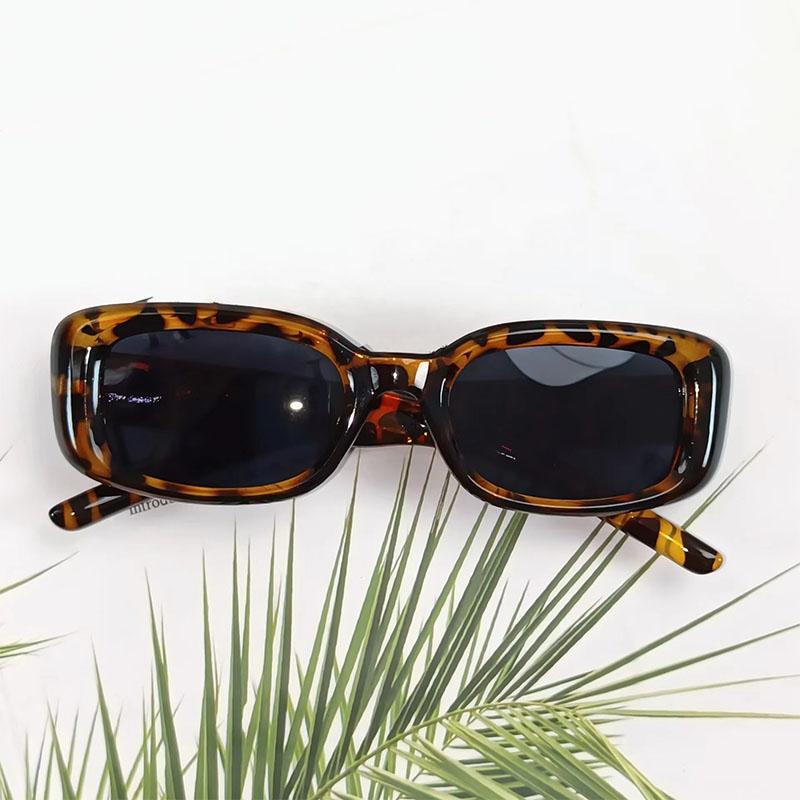 Small Frame Rectangle Sunglasses Women Designer Simplicity Sun Glasses UV400 Outdoor Leisure Eyewear Gafas De Sol