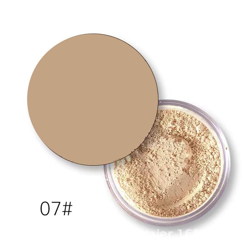 Seidiges mattes loses Puder, atmungsaktives leichtes Fixierpuder zur Verbesserung des Strahlen und zur Definition der Gesichtszüge, Einzelstück