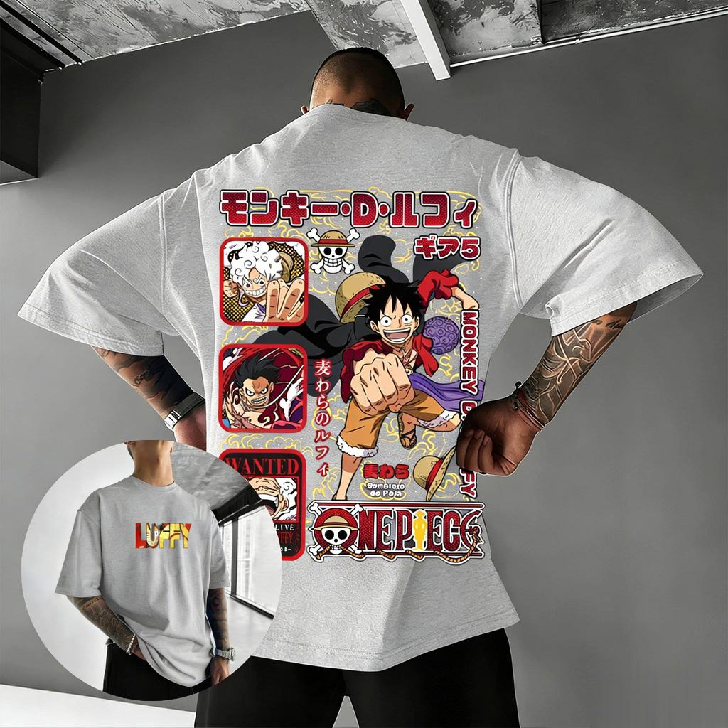 One Piece Anime T Shirt Luffy Gear 5 Men Women Short Sleeve Tee Monkey D Graphic Print Streetwear Casual 2026 Summer Y2k Clothes