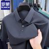Luomeng Men's Silk Blend Polo Shirt