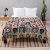 The Office Dunder Mifflin Bunch Throw Blanket Sofa Throw Blanket Luxury Brand Blanket Cute Blanket Dorm Room Essentials