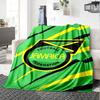 Jamaica Print Flannel Blanket High Quality Warm Comfortable Cover for All Seasons Perfect for Gifts Home Decor