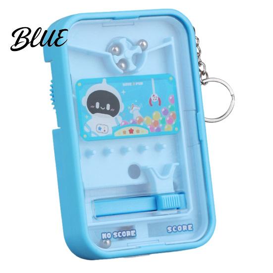 Kids Pinball Machine Mini Keychain Cartoon Pig Duck Astronaut Game Toy Keychain Schoolbags Handbag Backpack Purse Charm Gift for Boys Girls