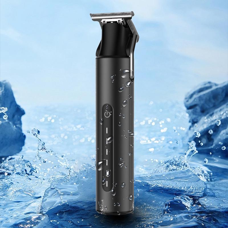 

Электрические стрижки для волос: Триммер Cross-Border Oil Head с бритвой Carving для лысых голов, домашних стрижек и использования в салонах чёрный