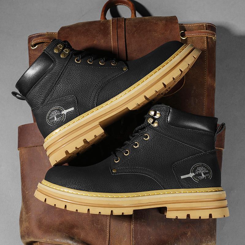 Autumn Winter Men Boots Waterproof Outdoor Ankle Boots For Men Tooling Boots