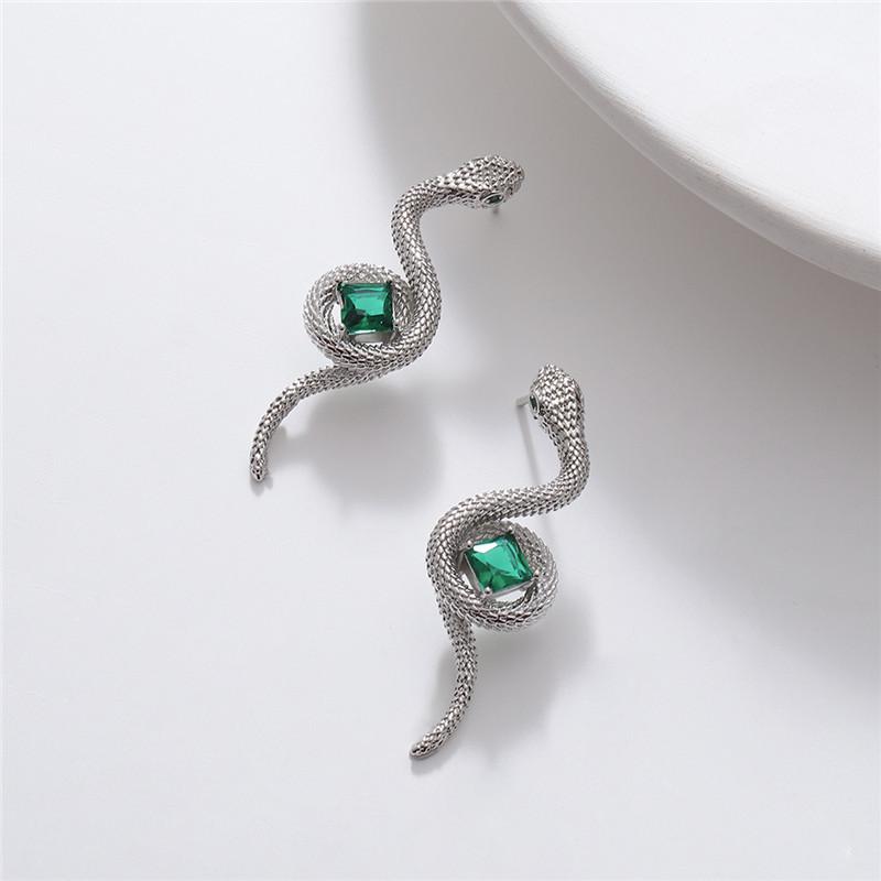 Subtle and Exquisite Snake Shaped Long Earrings, Non Allergic Earrings for Women, Cold and Simple Style, Versatile Earrings
