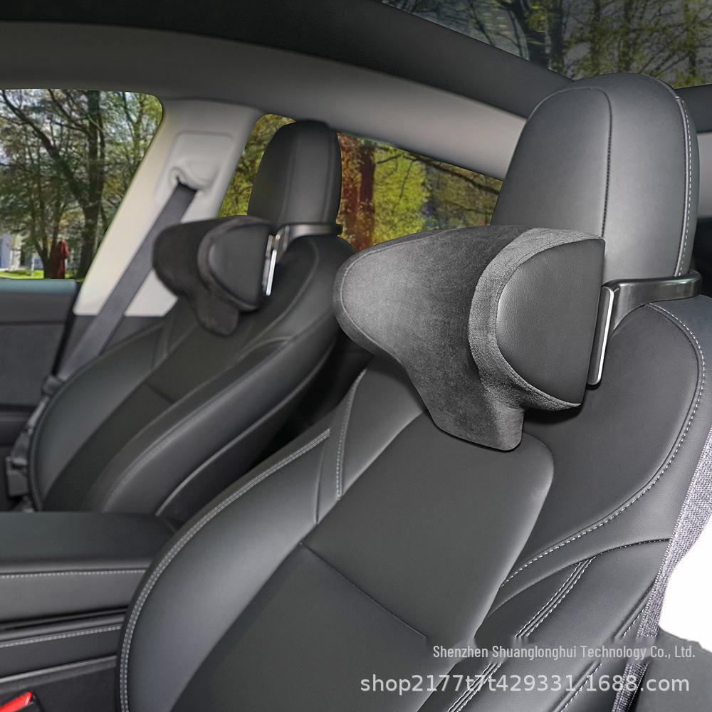 Tesla Model 3/Y Headrest Neck Pillow - Automotive Accessory