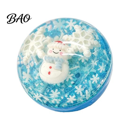 Anxiety Relief Squeezable Ball 1/4Pcs Christmas Stress Fidget Toy, Ball, Xmas Elastic Theme Sensory Party Favors for Adults and Kids Squeeze Toy
