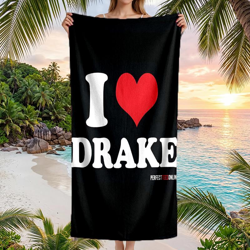 Drake Fashion Beach Towel: Ideal for Summer Adventures Soft, absorbent and quick drying suitable for swimming and bathing