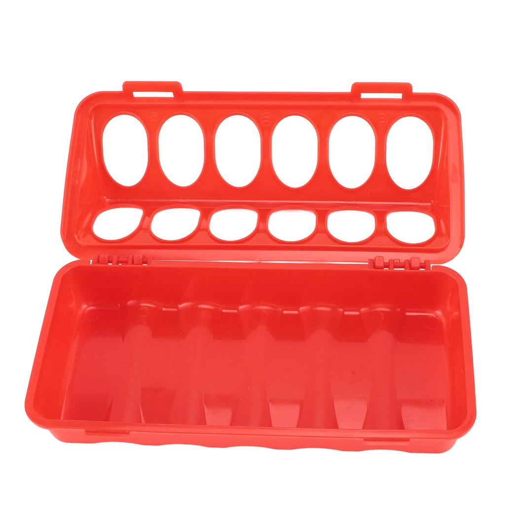 5Pcs Bird Feeding Dish Plastic Anti Spill Flip Top Pigeon Feeder Small Poultry Feeding Tray with Holes for Pigeon Birds Poultry