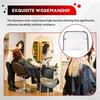 Gute 2er-Pack Salonstuhl-Schutzhüllen, Klare quadratische Friseurstuhl-Rückenlehnenbezüge für die meisten Standardstühle