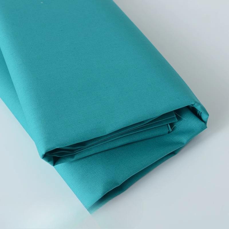 Wide 140cm Cotton Poplin Fabric Solid Color White Red Black for Sewing Accessories Quilting Patchwork Handmade 100/300/500cm