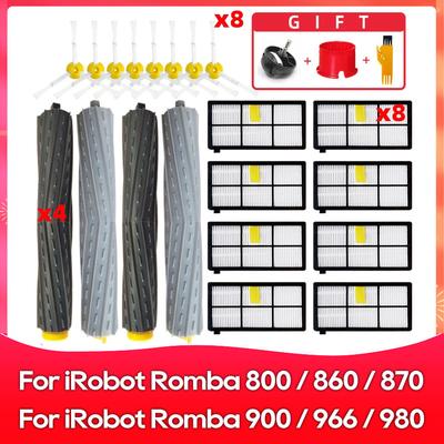 Fit For ( iRobot Romba 800, 860, 865, 866, 870, 871, 880, 885, 886, 890, 898, 900, 966, 980, 990 ) Brush Filter Part Accessory