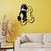 Minimalist Metal Dog Wall Art Sculpture Home Decor Indoor Outdoor Hanging Gift for Pet Lovers