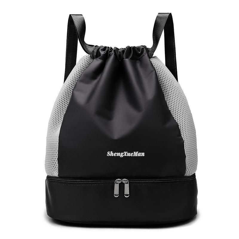 Fitness Bag Wet and Dry Separation Swimming Bag Waterproof Beach Storage Sports Backpack Women's Small Bag Swimming Bag Portable Men