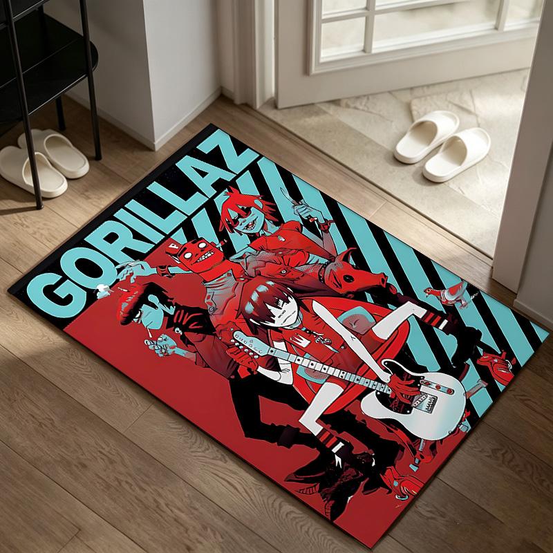 Gorillaz A A rug suitable for office chair areas living rooms and computer desks perfect for home offices and an ideal holiday gift