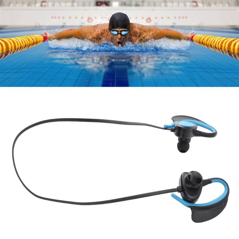 Wireless IPX8 Waterproof Underwater Headphones for Swimming Sports with Sound and 8H Playtimes