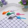 24pcs/pack Pet Cat Mouse Toys Simulation Plush Mouse Toys for Cat Interactive Game Playing Kitten Pet Supplies Random Color