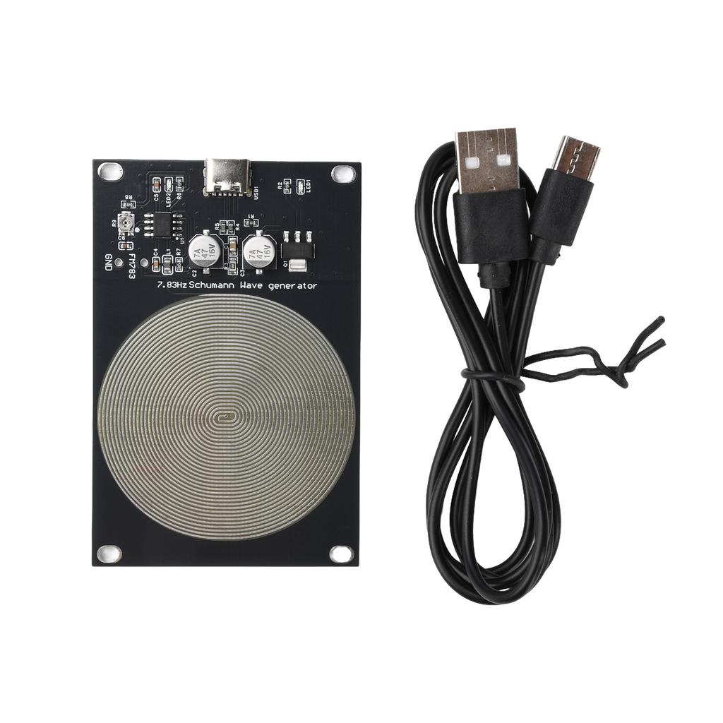 DC 5V 7.83Hz Schumann Wave Generator Ultra Low Frequency Pulse Generator Type‑C Power Supply Portable Relaxation Device