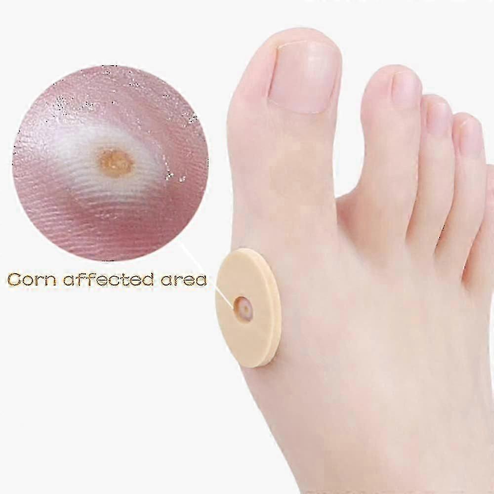 90 Pieces Corn Cushions, Soft Latex Foam Self Adhesive Callus Pads Corn Pad Anti Friction Reduce Foot And Heel Pain, 2 Models_Lucky_B