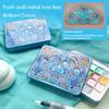 6/24 Color Watercolor Paint Set Chinese Style Kingfisher Glitter Solid Pearlescent Color Pigment Watercolor for Arts Drawing