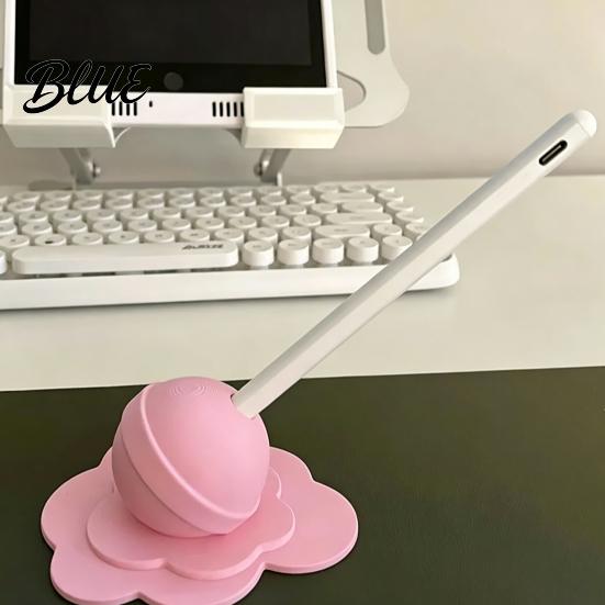 Artistic Desktop Pencil Organizer Melted Lollipop Pen Holder Desk for Office School Supplies Decorative Stylish Ornament Stationery Storage