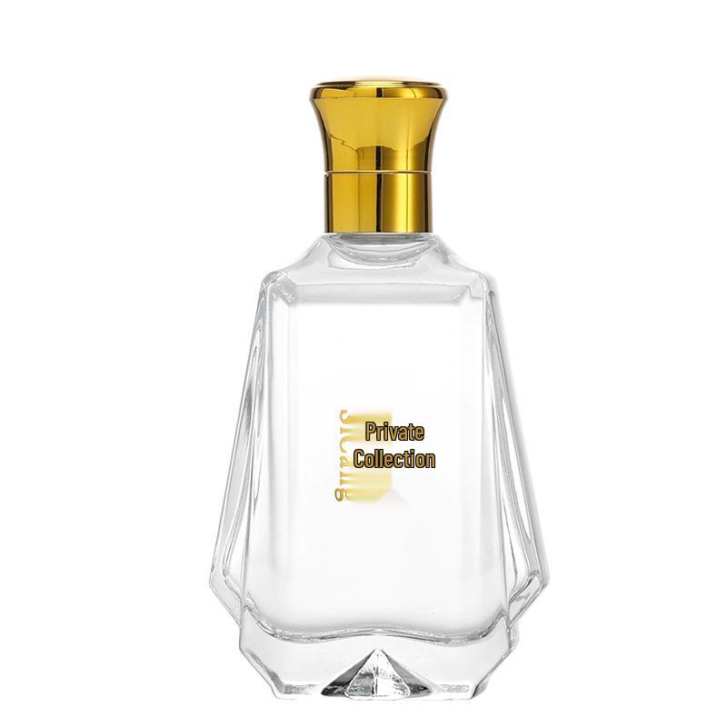 100ml Transparent Glass Bottle for Baijiu or Fruit Wine - Perfect for Home Brewing