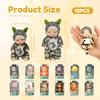 6/12 Pcs Sleep Baby Doll Plastic Small Baby Doll Toy Simulation Rebirth Dolls Mini Cute Dolls Cartoon Kids Toys Small Ornaments