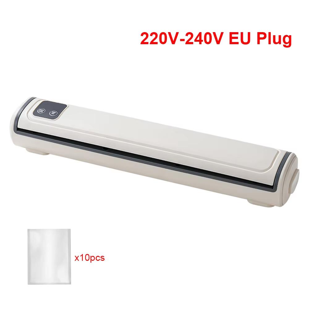 

Portable Vacuum Packaging Machine Food Sealing Vacuum Sealer With Vacuum bags Dry/Wet Food Fresh Packaging Machine EU Plug белый