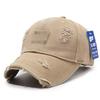 Distressed Baseball Cap Women Unisex Trendy Embroidered Letter Sun Visor Dad Hat