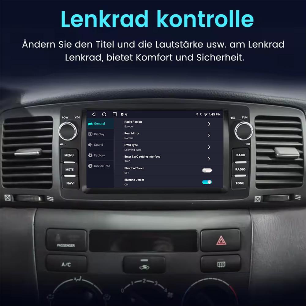 Car Video Player for Toyota Corolla E120 BYD F3 2000-2006 GPS Navigation Built-in Dsp Carplay Autoradio Android Head Unit
