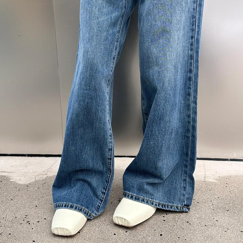 Leather Retro Niche Pig Nose Bag Head Half Slippers Women's Summer and Autumn New Square Head Flat Bottom Washed Cool Slippers