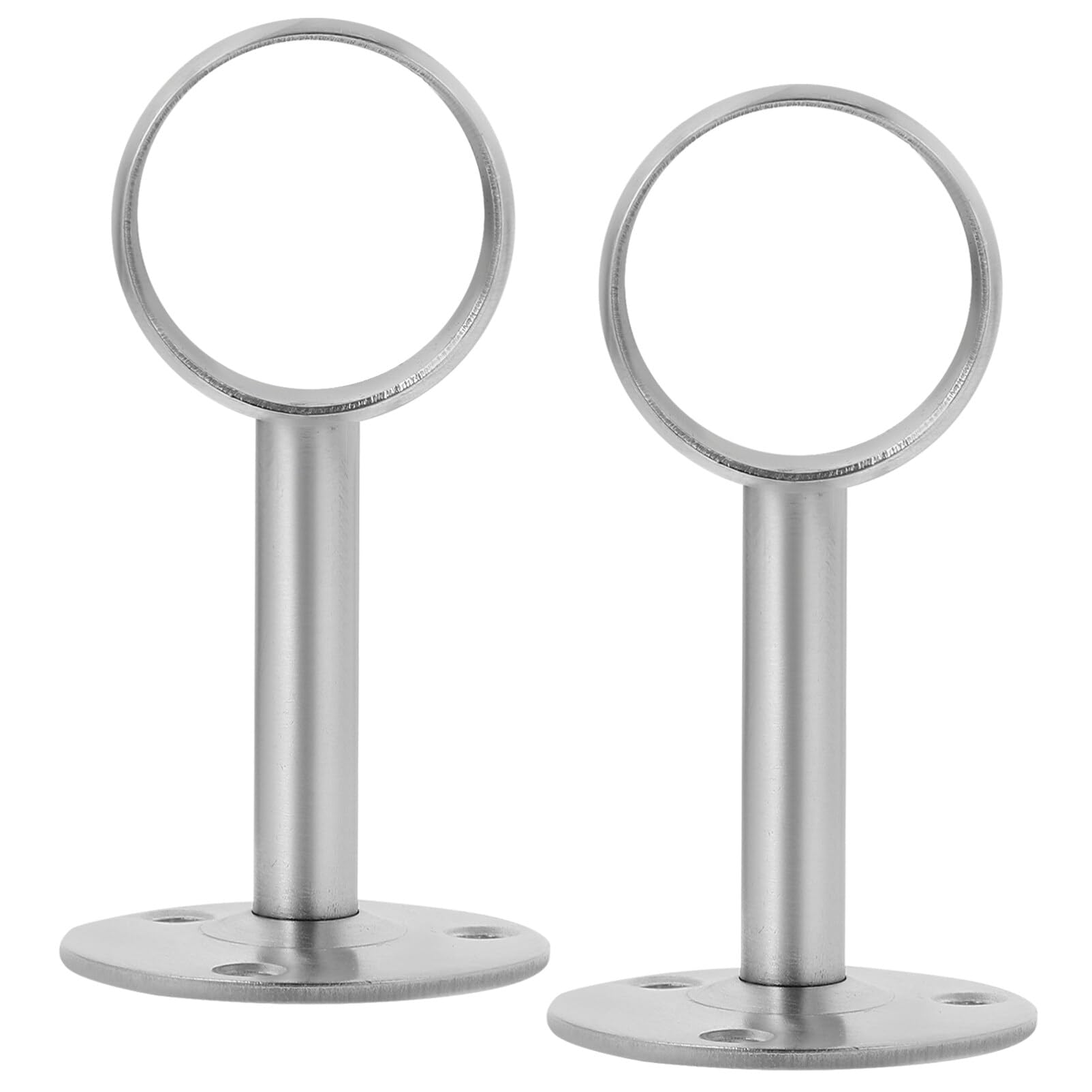 

Amosfun Сушилка для одежды для помещений из нержавеющей стали для шкафа, труба, карниз для штор, карниз для душевой шторы, кронштейны для сушилки для одежды, потолочный держатель,