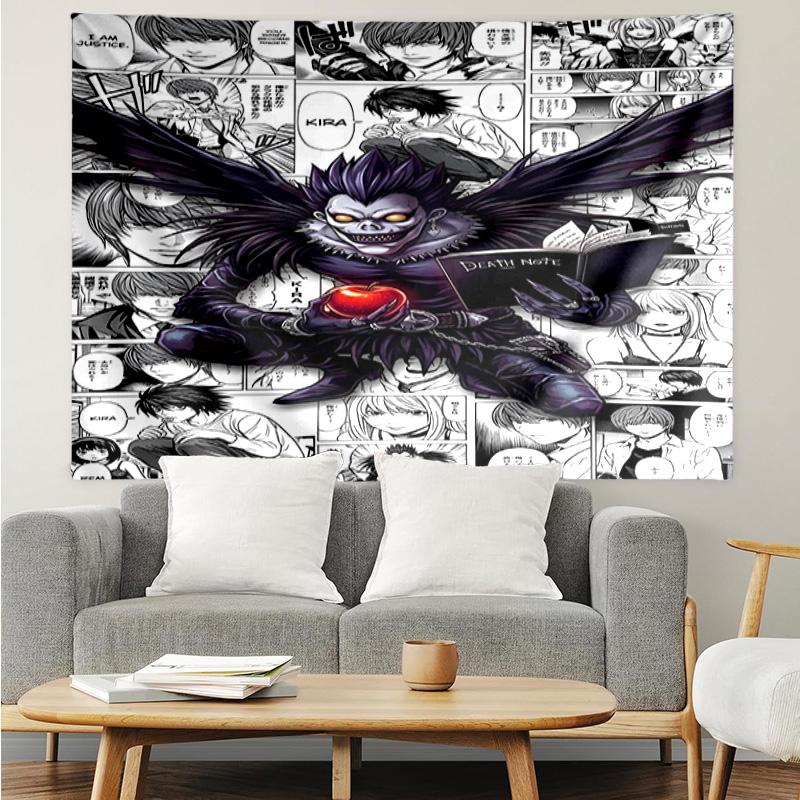 1PC Death King And Apple Tapestry Accessories Playroom Tapestry, for Bedroom,Livingroom, dormitory Room Wall Decor Fan Birthday Gifts