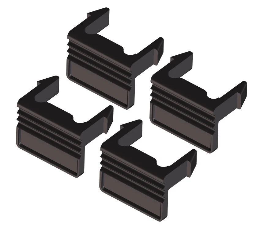 4-Pack for Thule Euro Way Easy Fold Velo for Thule Rear Carrier Compact License Plate Holder Clips Car Accessories