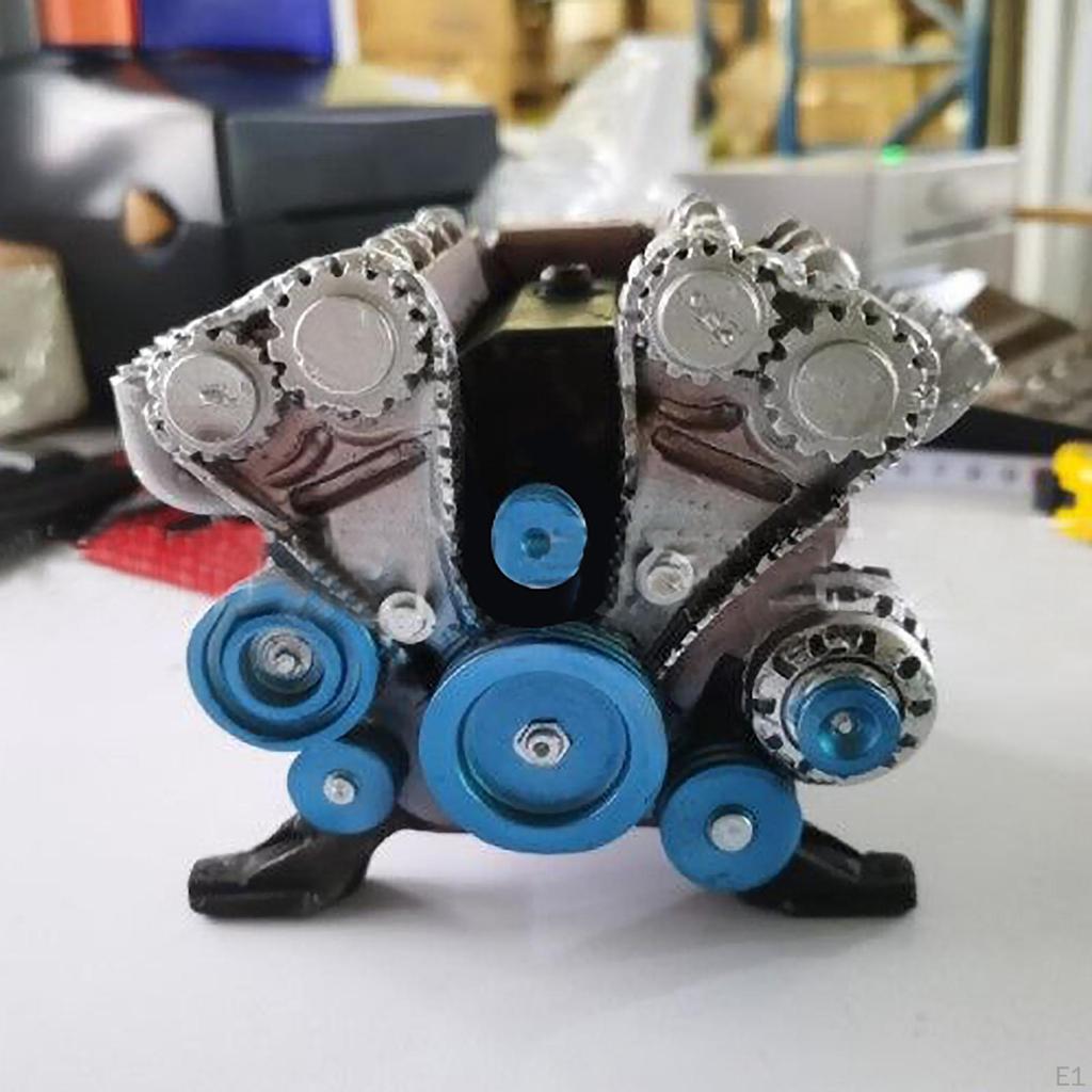 Resin Engine Ornaments Industrial Style Models Sculpture for Study Room Office Desktop Decor