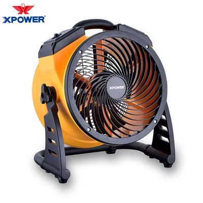 XPOWER 360° drehender FC-100 Industrieventilator Büro-Luftgebläse Elektrischer Axialventilator Teppichtrockner Bodenbelüfter Utility-Luftzirkulator