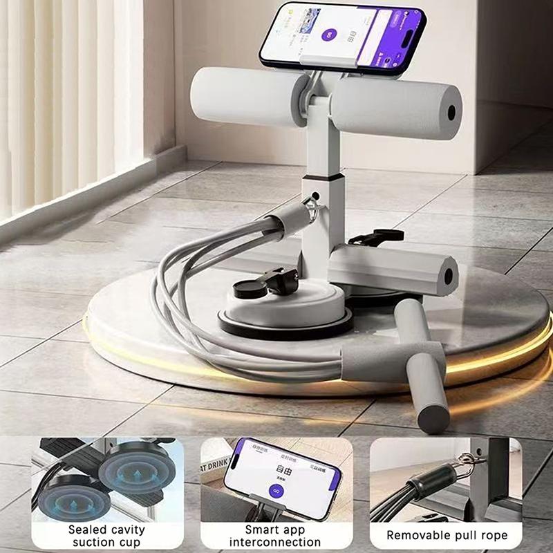 Multifunkčné vybavenie na sedy s dvojitou prísavkou, podpora členkov, nastaviteľné, vybavenie na plank, fitness cvičenie pre domácu posilňovňu