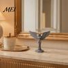 Matte Texture Ornaments Demon Angel Statue, 3D Printed Wings Texture, Devil Fall-Resistant Ornament for Desk Study Entrance Hall Decoration